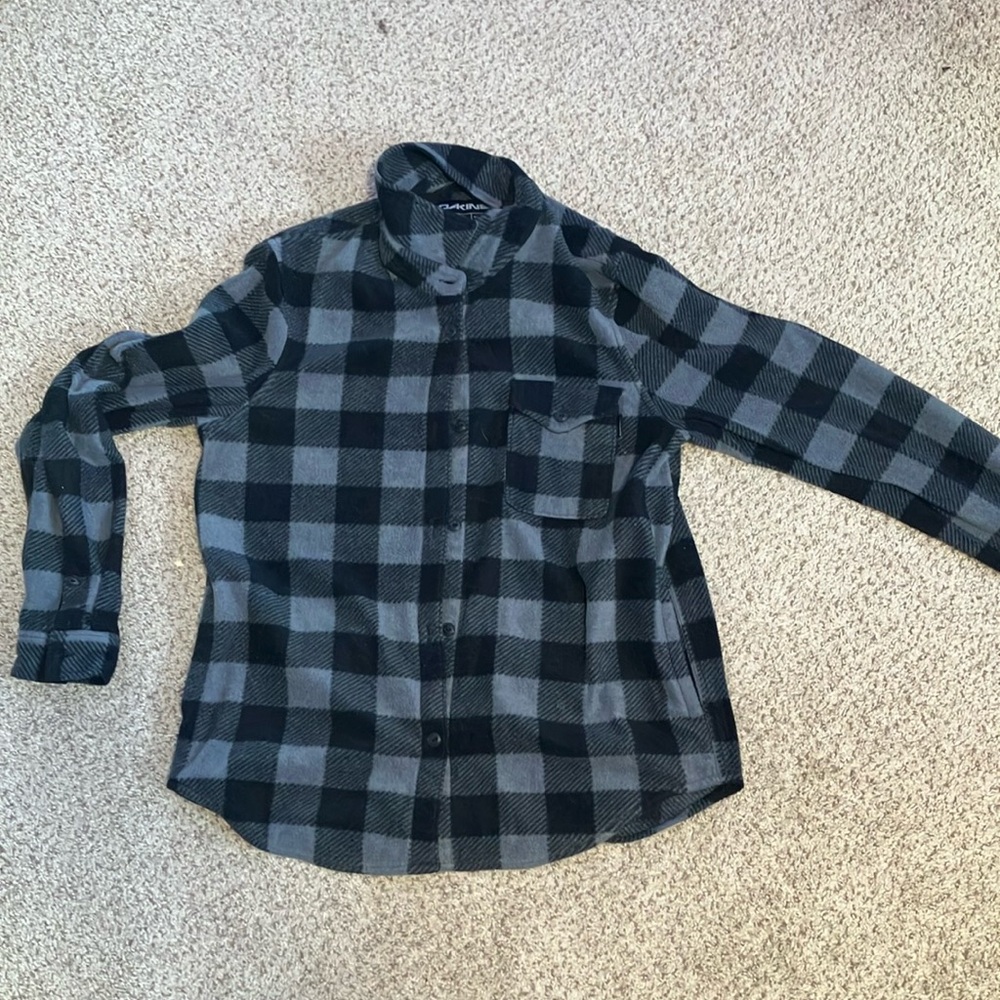 Dakine Black and Gray Casual Button Down Shirt